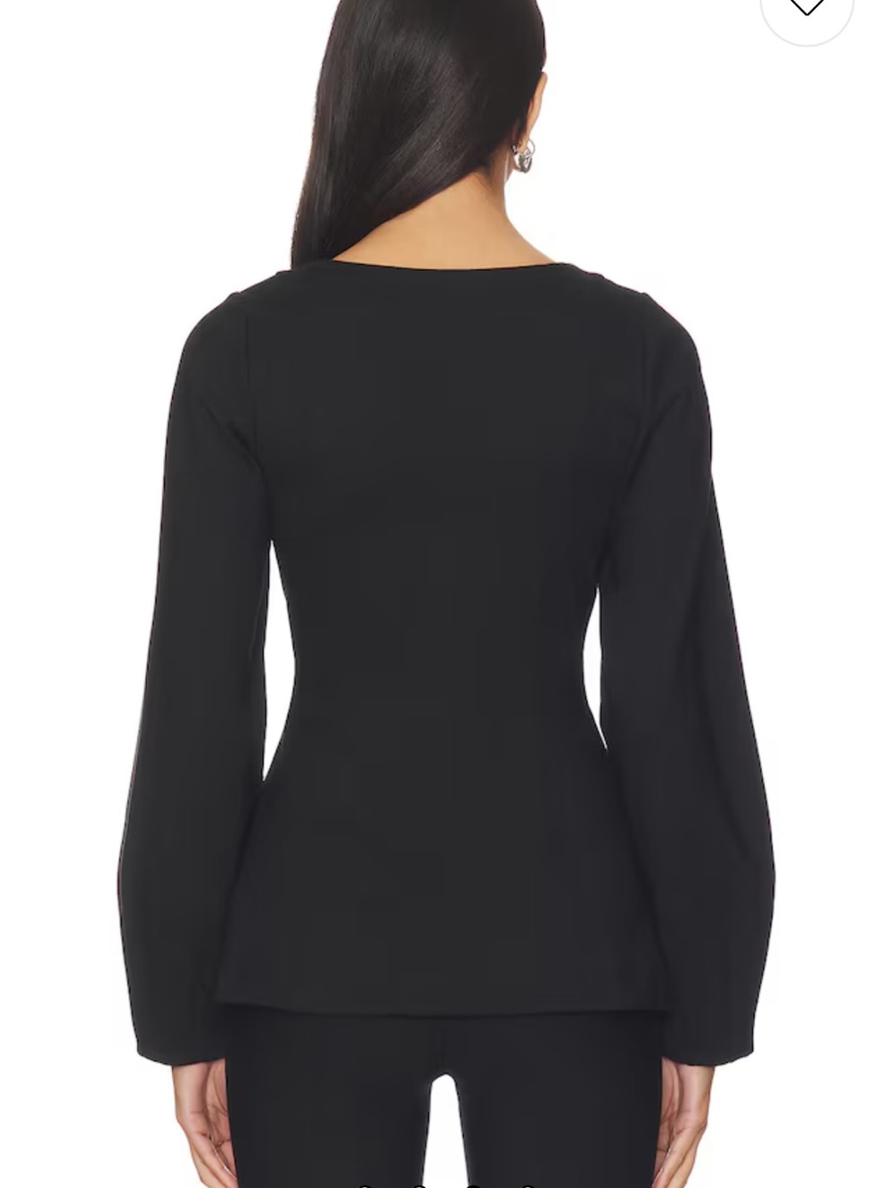 ALIGNE Bonnie Ponte Waisted Blazer en Black - Picture 3 of 12